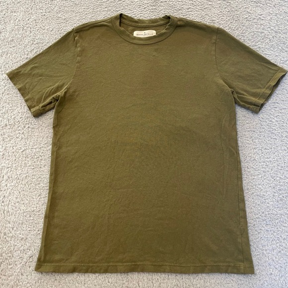 Imogene and Willie Other - Imogene and Willie T-Shirt Men Small Olive Green Short Sleeve Crew Neck USA Made